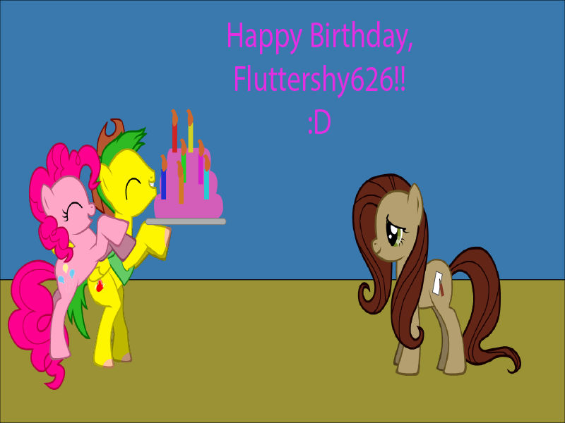 Birthday Present for Fluttershy626 by JamesThunder on DeviantArt