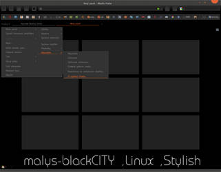 malys-blackCITY  for  Firefox (Stylish)