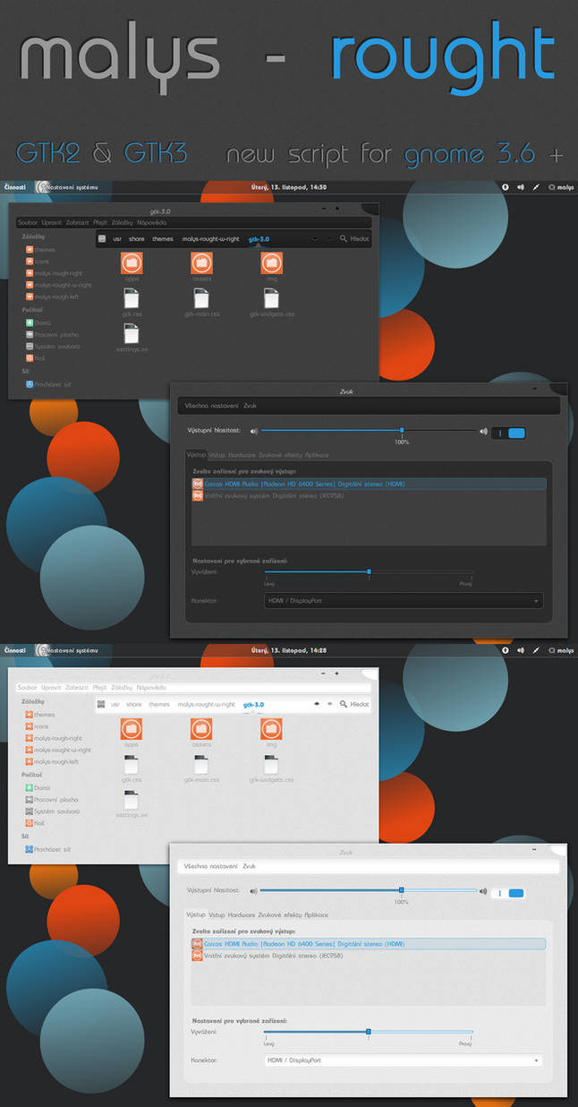 malys - rought 2.0 for gnome 3.6 by malysss