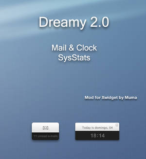 dreamy mail and clock for Xwidget