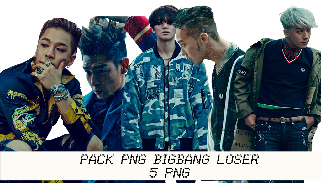 Pack PNG BIGBANG LOSER