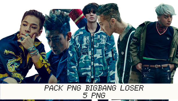 Pack PNG BIGBANG LOSER