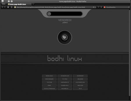 Home Page BodhiLinux