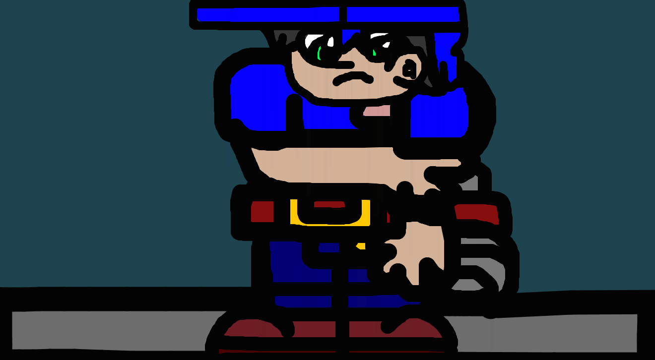 Edwin The Scared Security Guard by DestiniteEmperor on DeviantArt