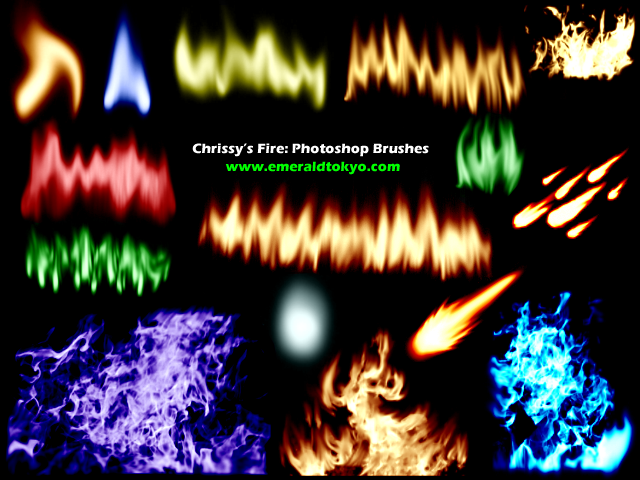 Chrissy's Fire PS Brushes