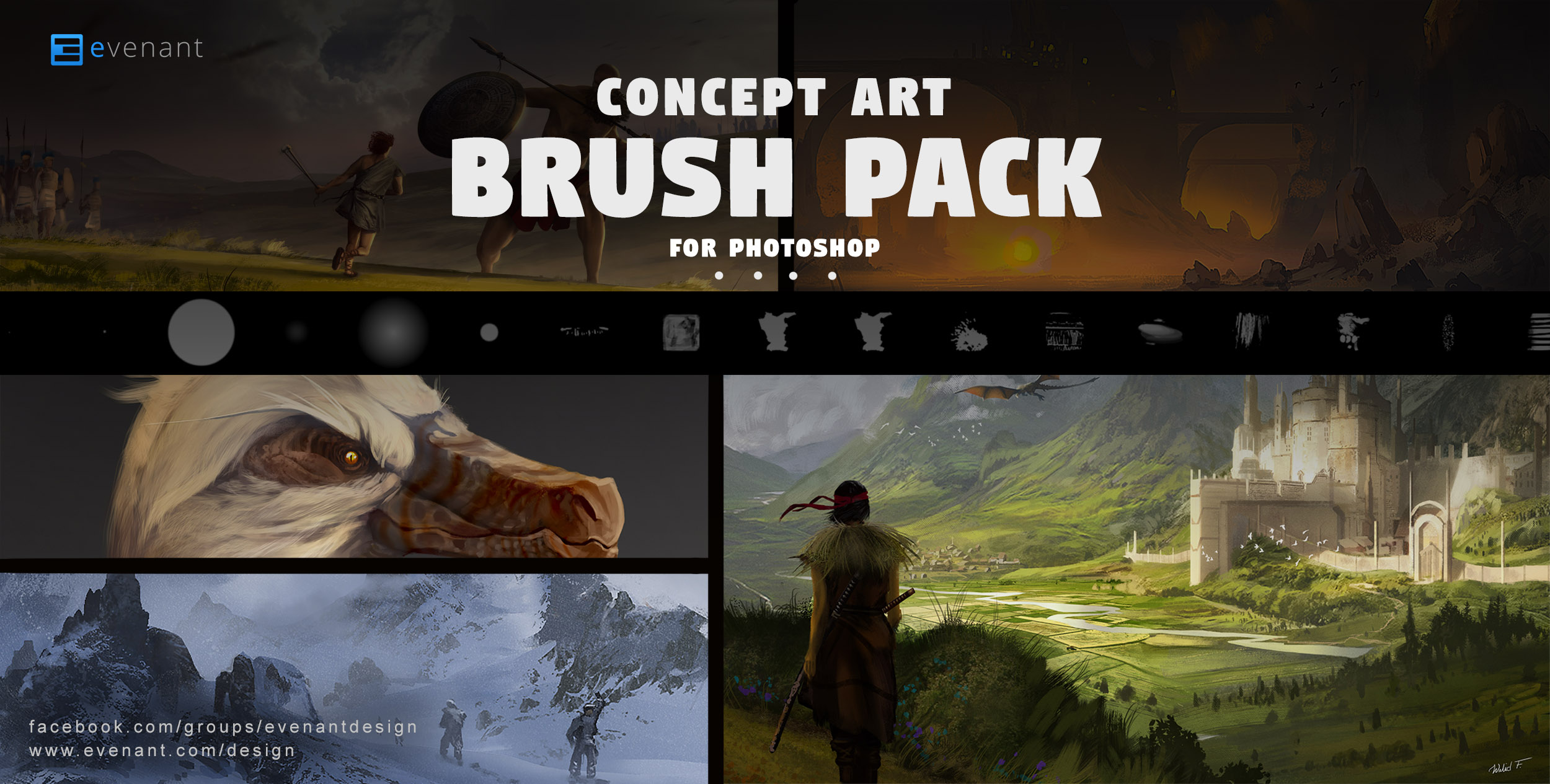 Concept Art Brush Pack