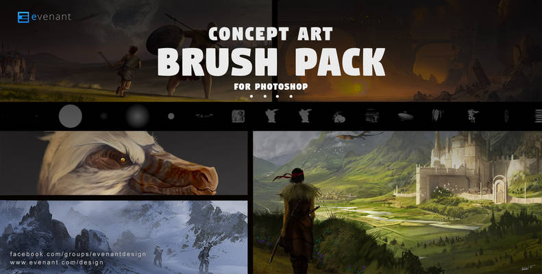 Concept Art Brush Pack
