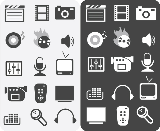 Media Icons by ipapun