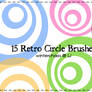 Retro circle brushes