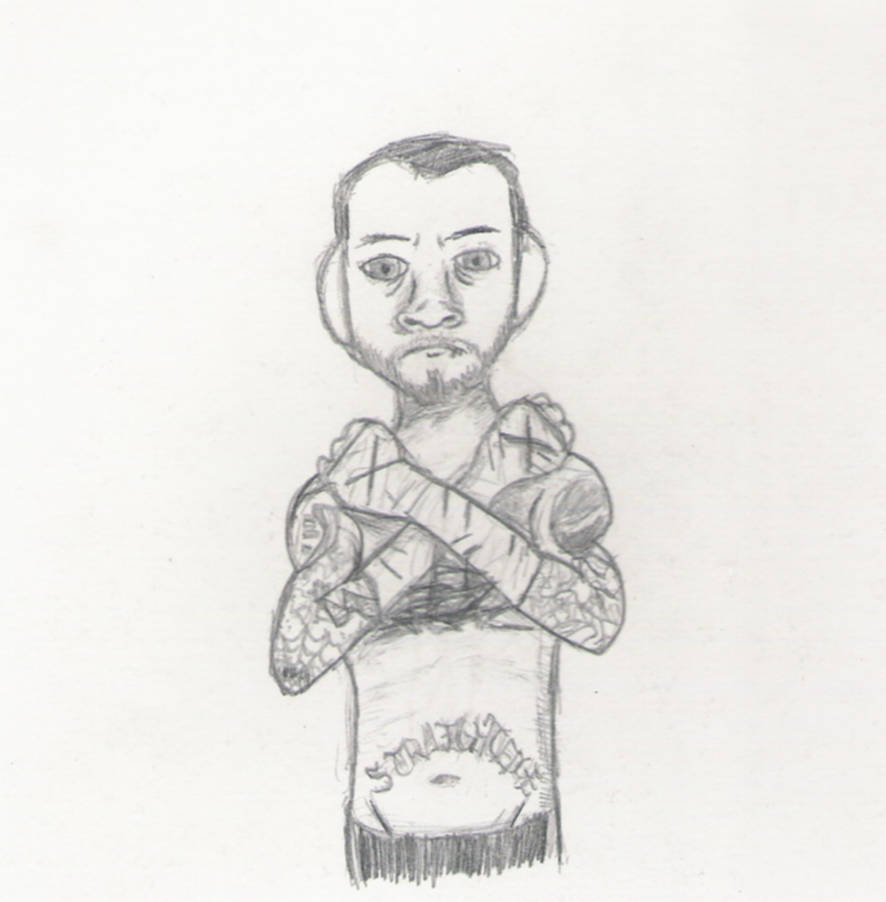 Cm Punk sketch by Reiter157 on DeviantArt