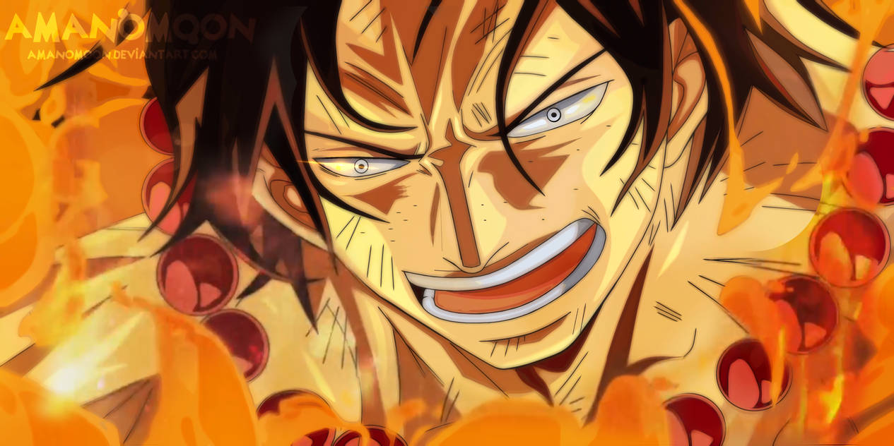 One Piece Portgas D Ace Gold Anime Gif by Amanomoon on DeviantArt