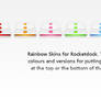 Rainbow Rocketdock Skins