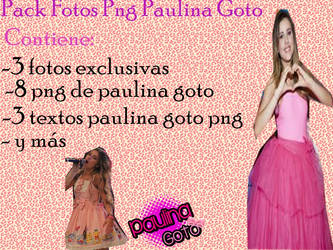 Pack Fotos Png Paulina Goto