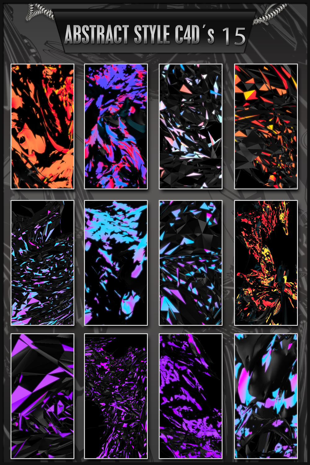 Abstract C4D pack 15 by trveviking on DeviantArt