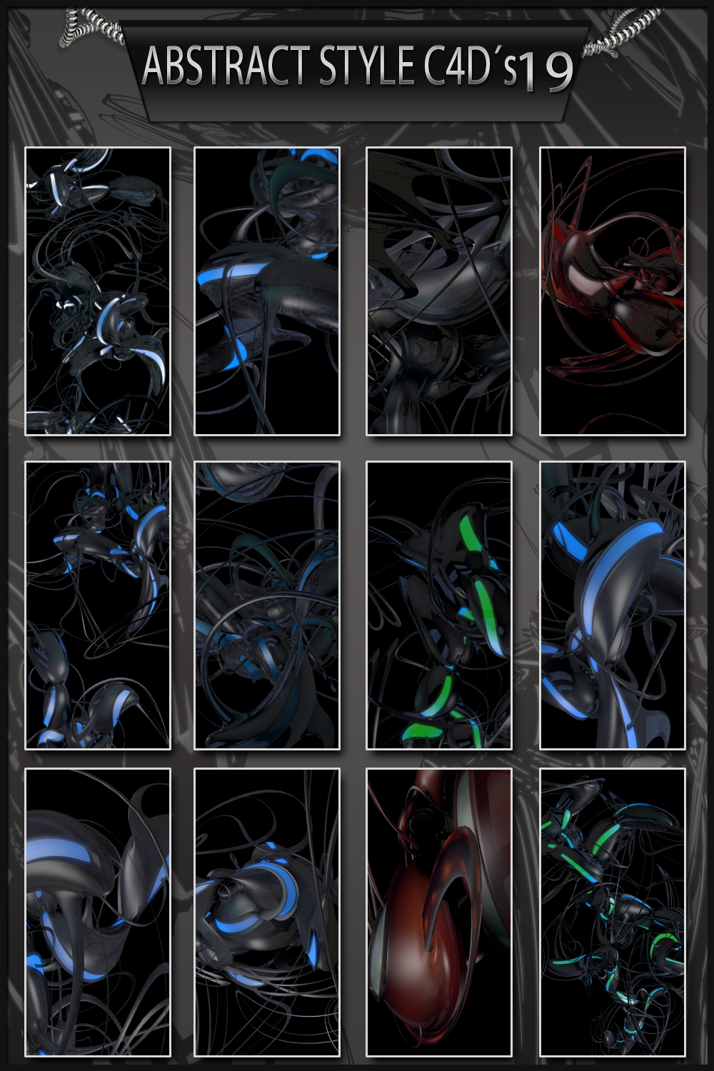 Abstract C4D pack 19 by trveviking on DeviantArt