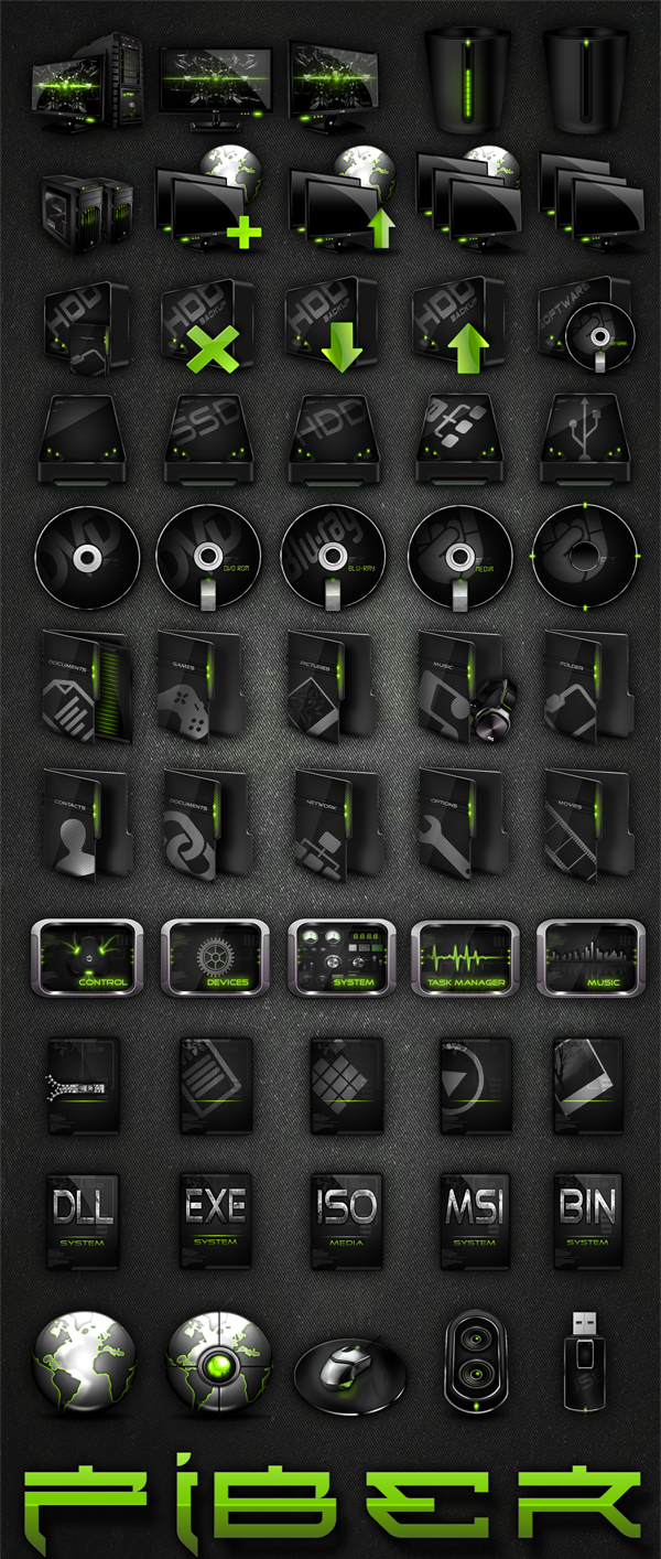 Fiber Green iPack by LamiaDC