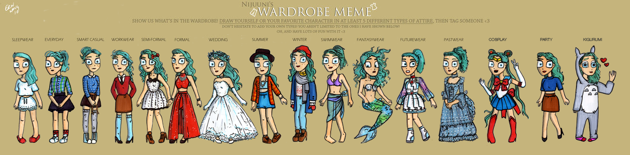 Wardrobe meme Sookie