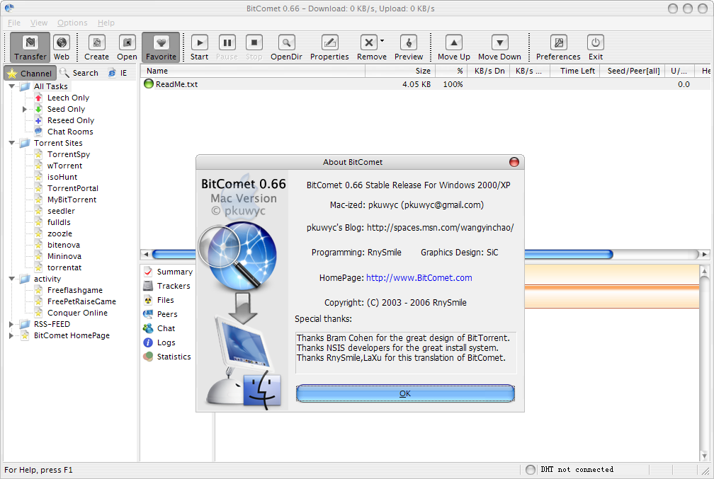 Mac-ized BitComet 0.66