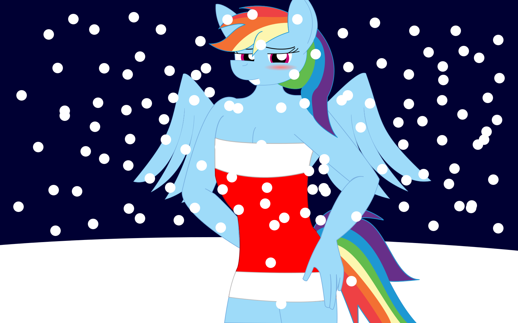 Christmas Rainbow Dash by DNAntti on DeviantArt