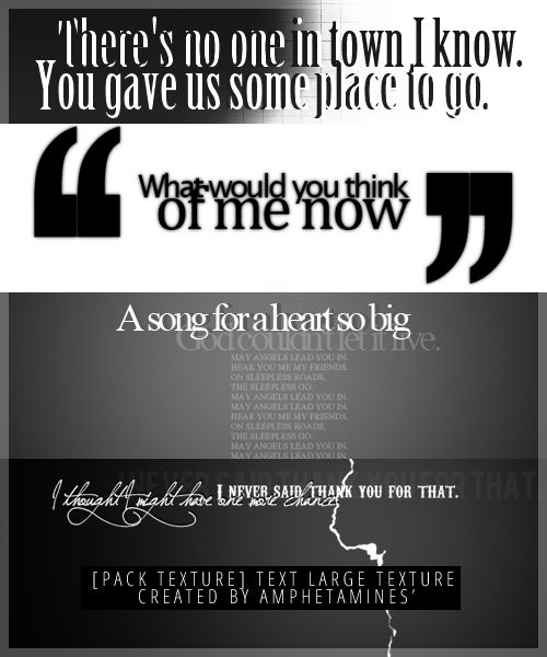 [PACK TEXTURE] Text large texture by amphetamines' by DAMIANsoul on ...