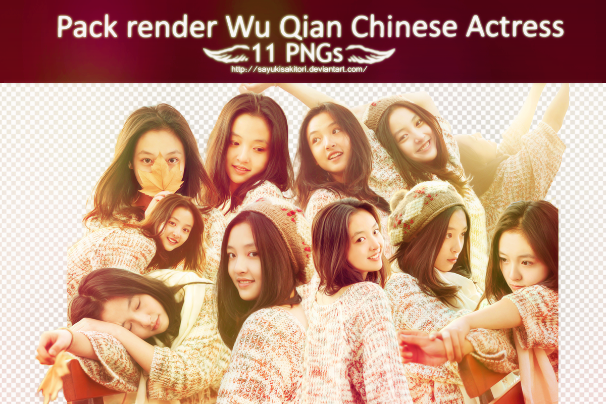 [#18 Pack PNGs] Wu Qian - Chinese Actress