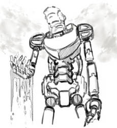 An old robot.