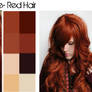 Colour Pallette: Red Hair