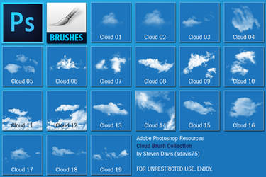 Photoshop Cloud Brushes