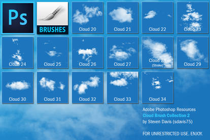 Photoshop Cloud Brushes 2