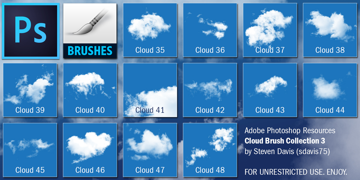 Photoshop Cloud Brushes 3