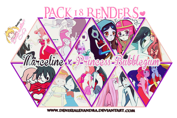 PACK RENDERS MARCELINE x PRINCESS BUBBLEGUM ~