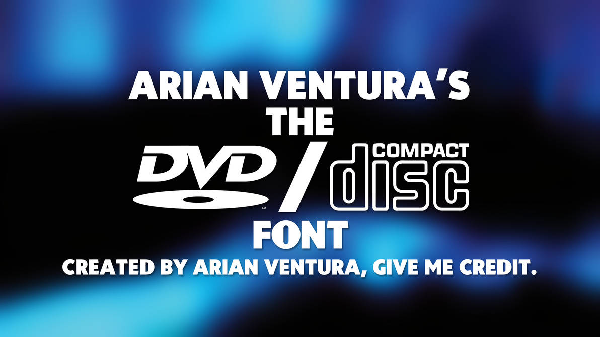 DVD/CD Font by ArianVP on DeviantArt
