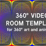 360 degree video template (room)