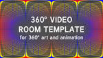 360 degree video template (room)