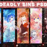 7 Deadly Sins PSD Reference Pack by Kanade-tan