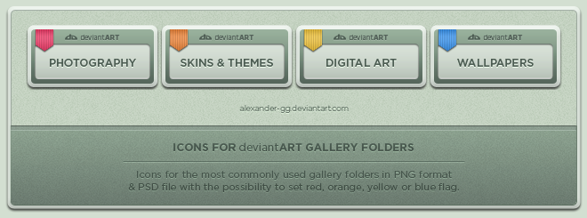 deviantART Gallery Icons