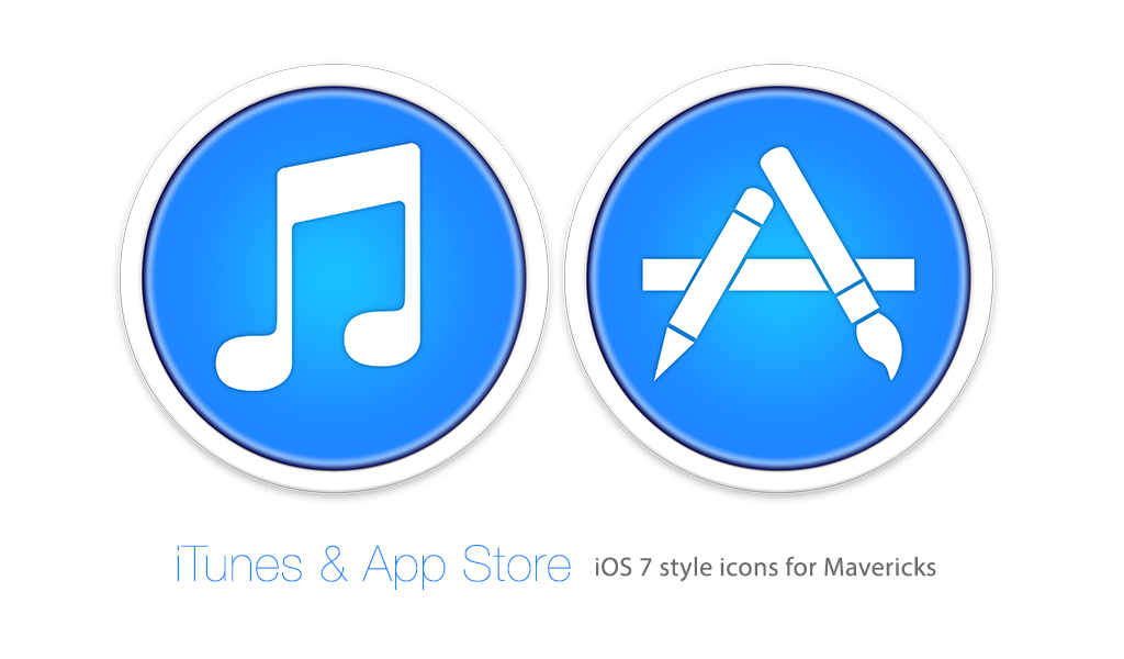 iTunes and App Store Icons by Luke O'Sullivan