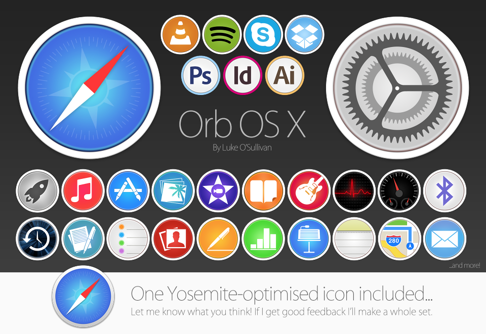 ORB OS X Icon Pack by Luke O'Sullivan -UPDATEDx2