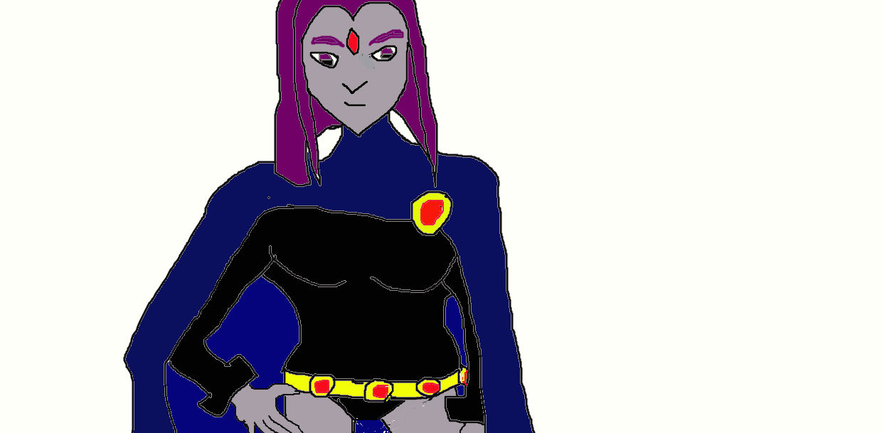 Raven, old Teen Titans cartoon style: by Underlankers on DeviantArt