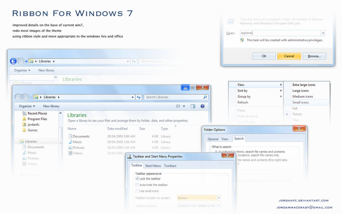 Ribbon VS for win 7 by jordanfc on DeviantArt