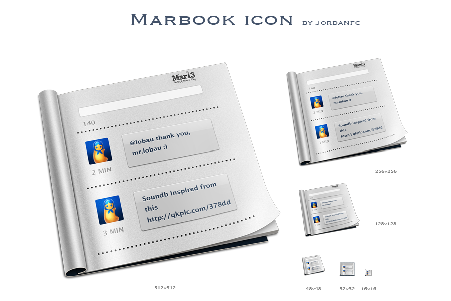 Marbook icon For Itsy by jordanfc