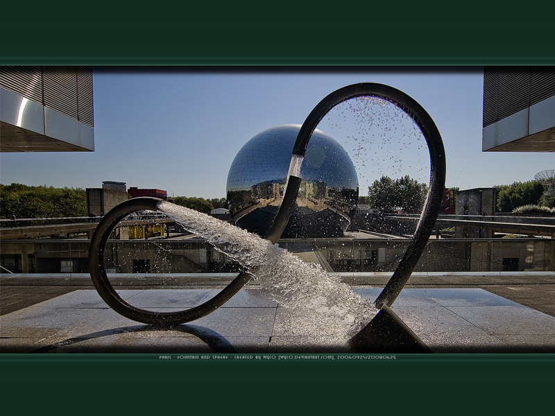 Fountain + Sphere - WP Wide+N