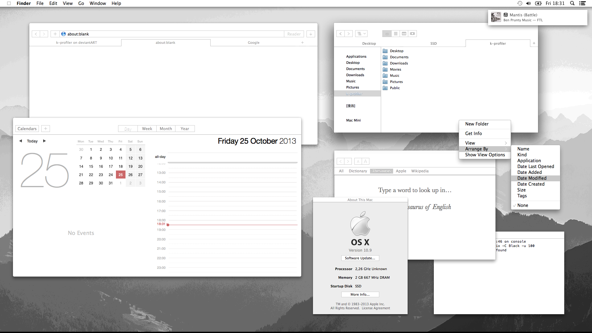 Minimal Theme for Mavericks (with Installer!) by k-profiler