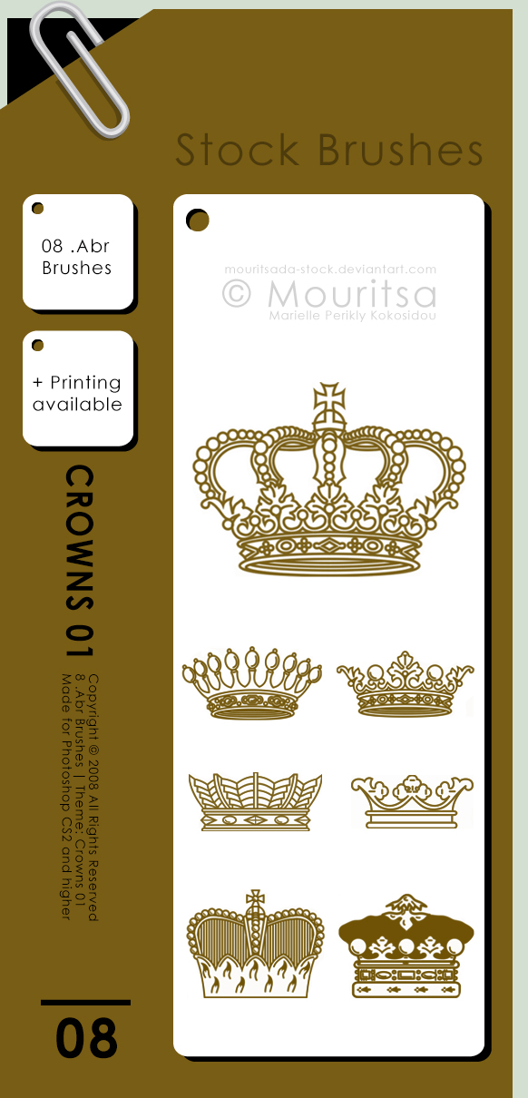 Brush Pack Crowns 01 by iMouritsa on DeviantArt