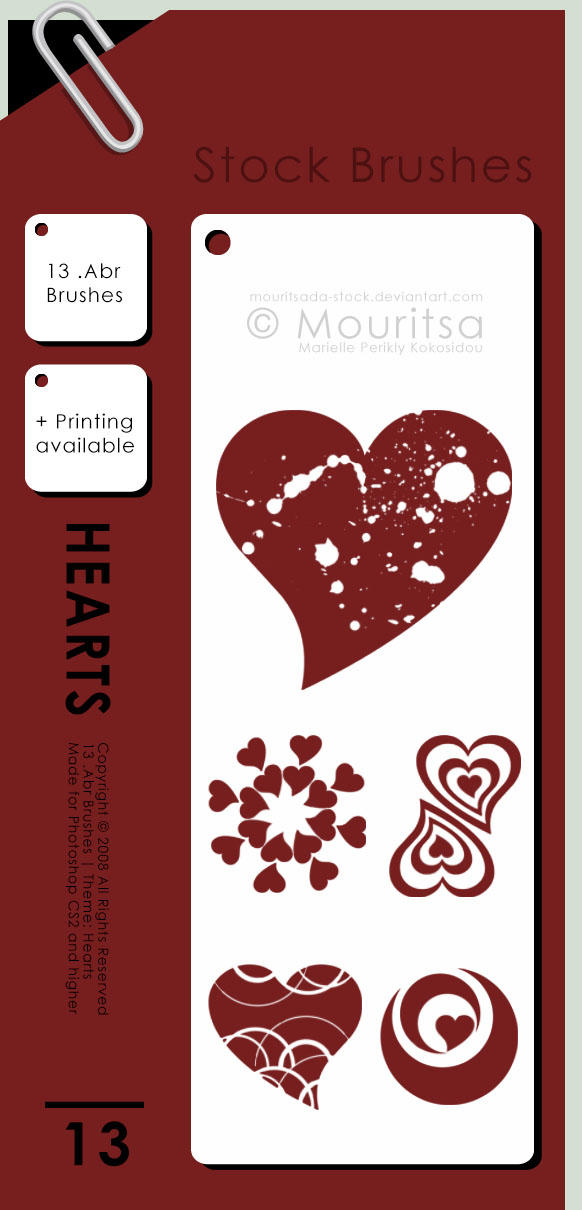 Brush Pack - Hearts by iMouritsa on DeviantArt