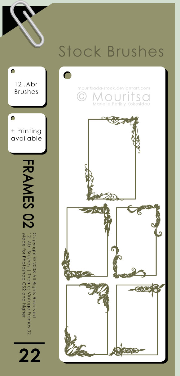 Brush Pack - Vintage Frames 02