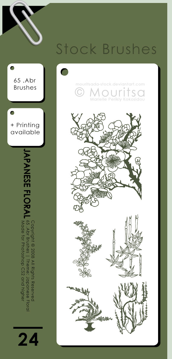 Brush Pack - Japanese Floral