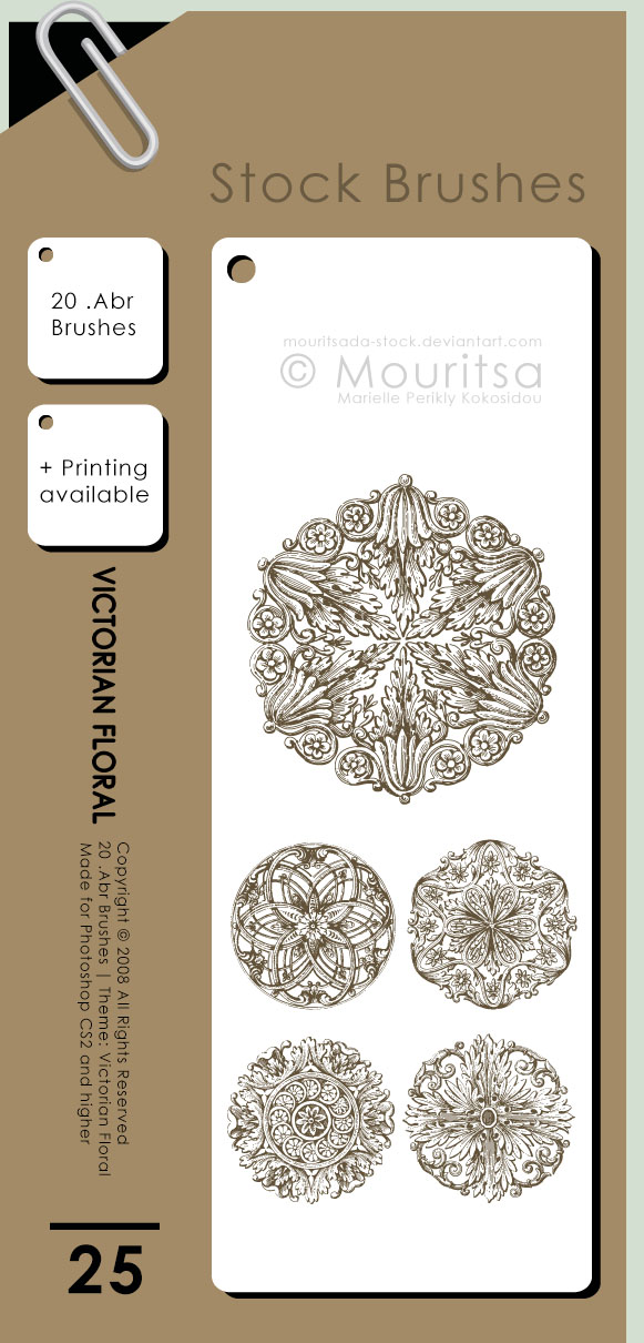 Brush Pack - Victorian Floral