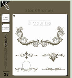 Brush Pack-Horizontal Dividers