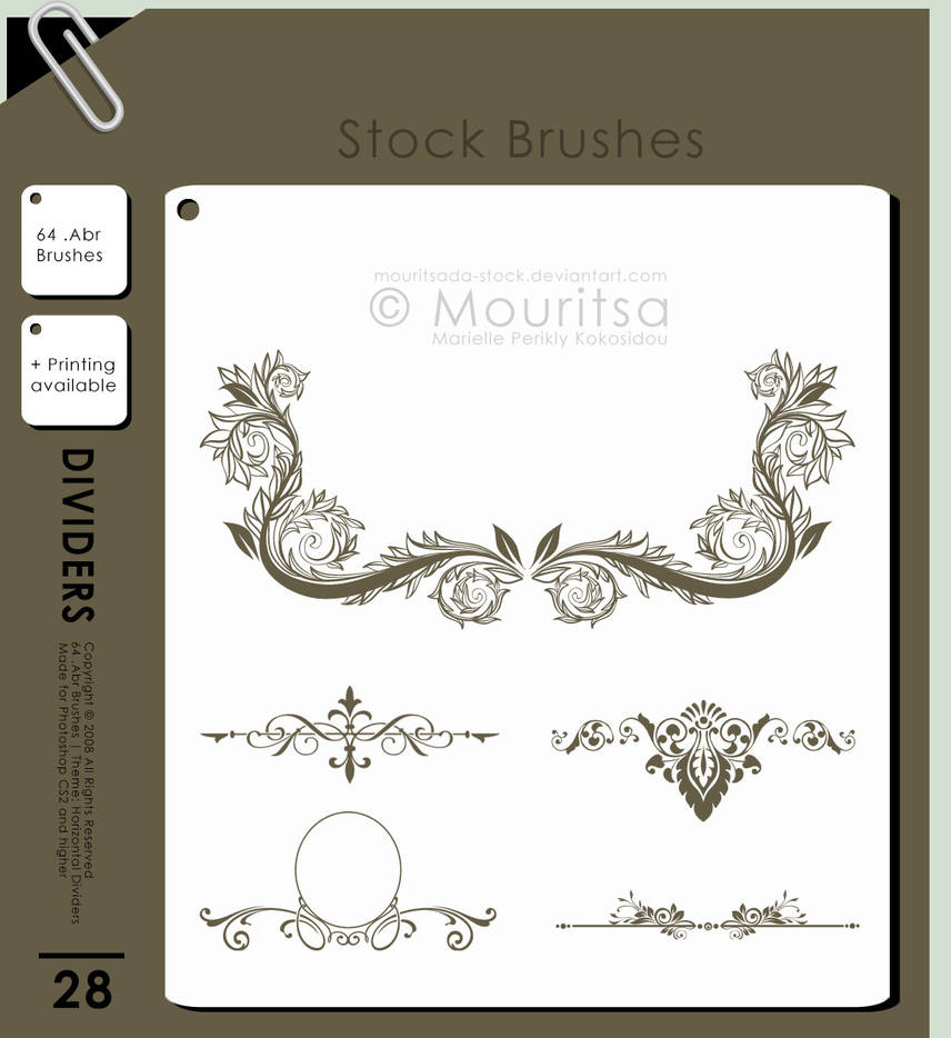 Brush Pack-Horizontal Dividers by iMouritsa